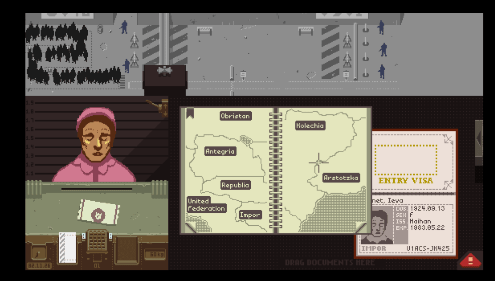 Papers, Please IPA Cracked for iOS Free Download