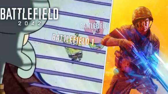 "Battlefield V" currently has 10 times more players than "Battlefield 2042".