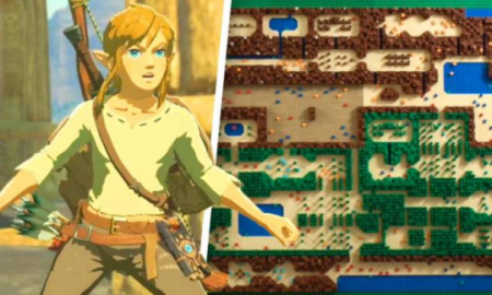 A Fan Recreates the Legend of Zelda Map Using More Than 25,000 LEGO Bricks