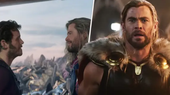 Trailer for 'Thor, Love and Thunder' Has Many Fans. Chris Pratt joke.