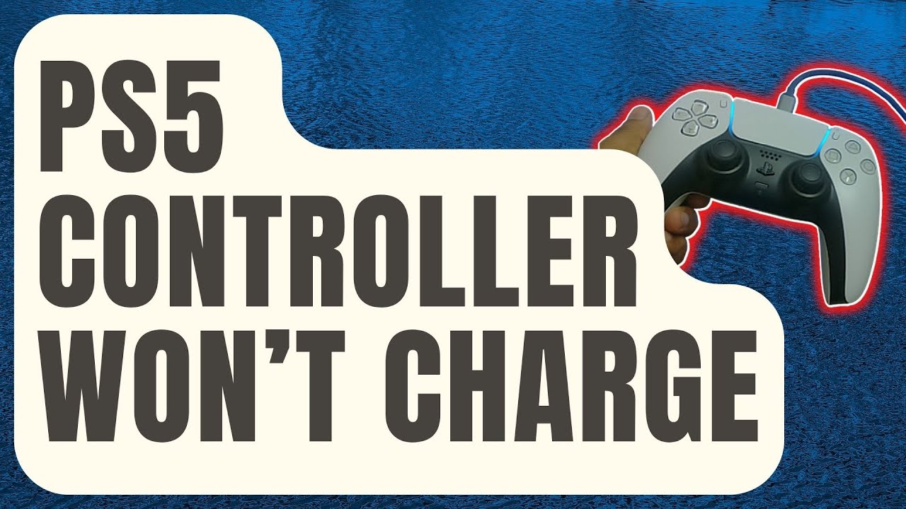 What to do if your PS5 controller is not charging?