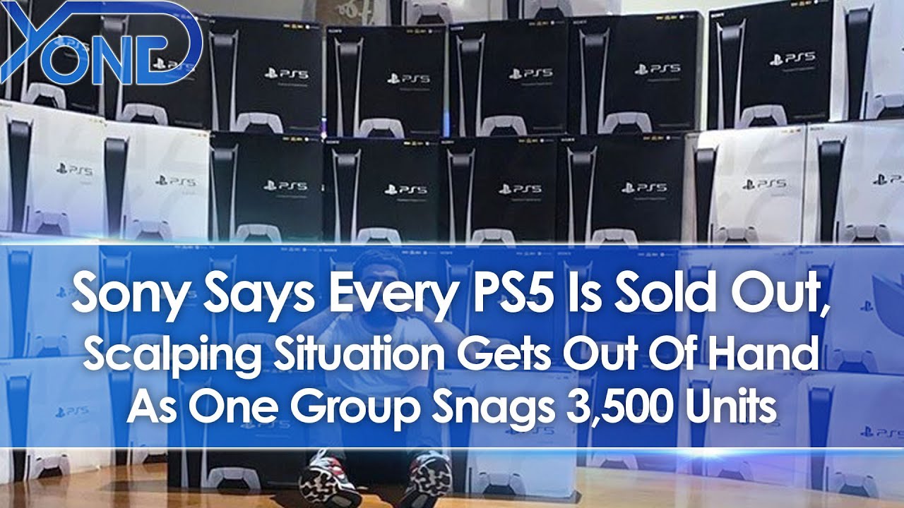 As soon as PlayStation's latest console sold out immediately, scalpers took immediate advantage and began bidding up the price immediately.