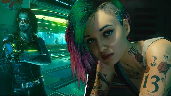 The Cyberpunk mod 2077 allows you to replay scenes of romance for completely innocent purposes, we are sure.