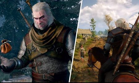 Babe get up to discover a new Witcher game has just been released