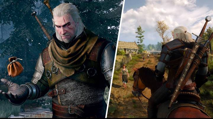 Babe get up to discover a new Witcher game has just been released