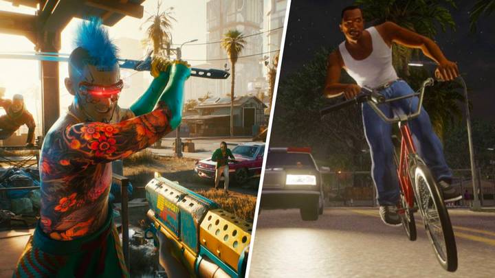 Cyberpunk 2077 features an incredible GTA: San Andreas Easter egg!