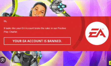 EA issued an Apex Legend player who typed in "stfu" with their infraction notice a permanent ban for typing this phrase.