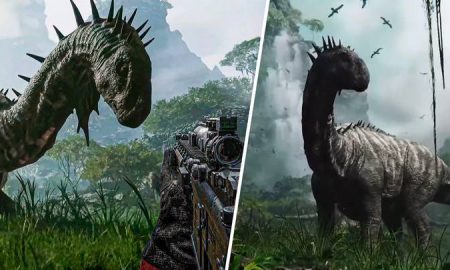 Dino Crisis meets Far Cry in this open world dinosaur survival adventure game!